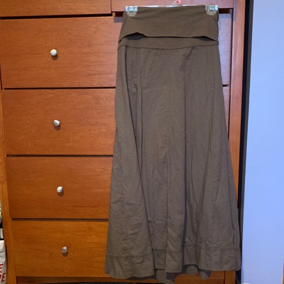 Jessica Dark Brown Maxi Skirt - Picture 1 of 5